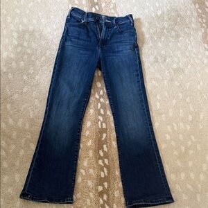 MOTHER Dark Blue Flare Jeans
